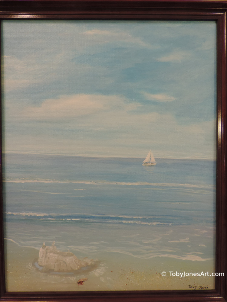 Sandcastle Escape painting