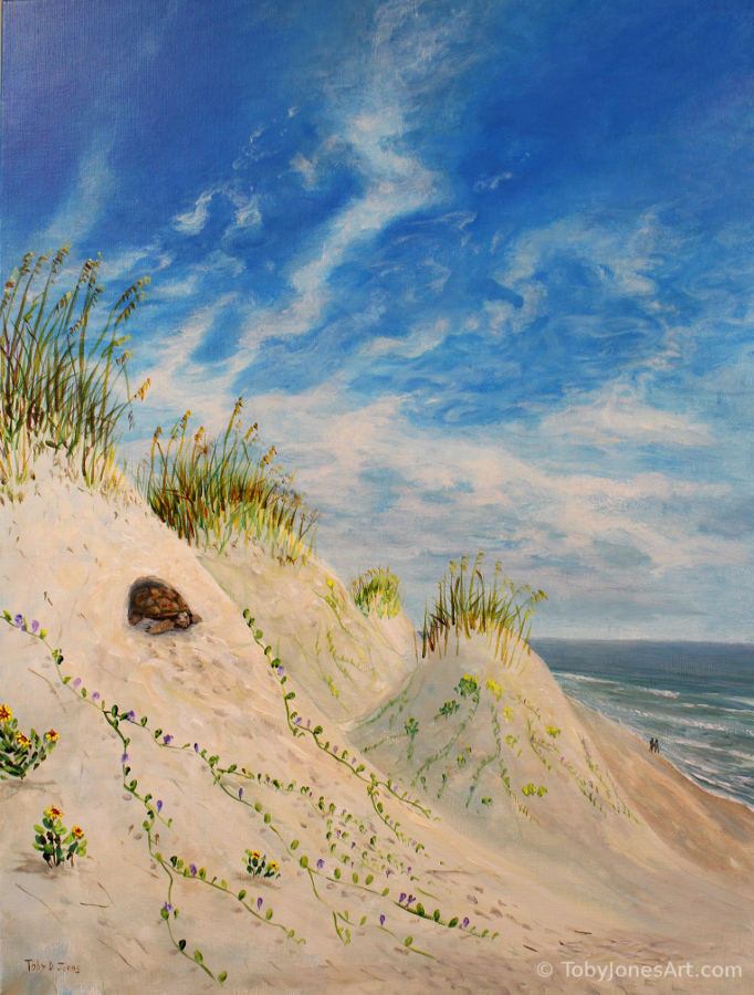 How To Paint A Landscape With Sea Sand And Seagulls In Acrylic 